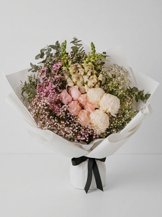 Dusty Reverie — Mauve & Pink Mixed Bouquet