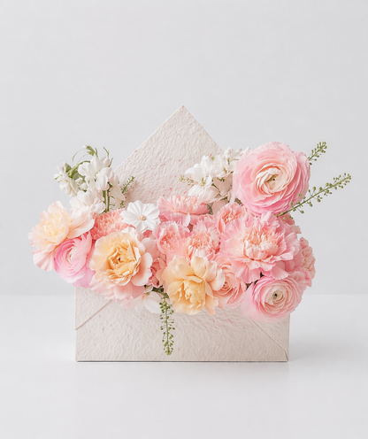 Love Letter — Pink Ranunculus Gift Letter