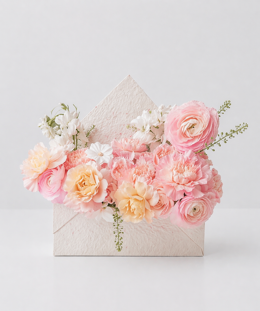 Love Letter — Pink Ranunculus Gift Letter