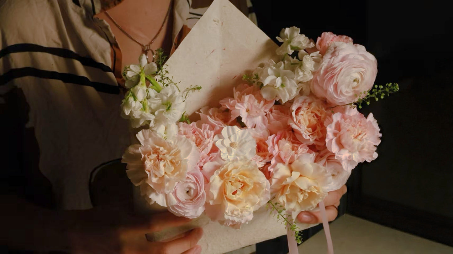 Love Letter — Pink Ranunculus Gift Letter