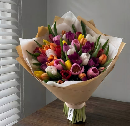 April Song — Fresh Tulip Bouquet