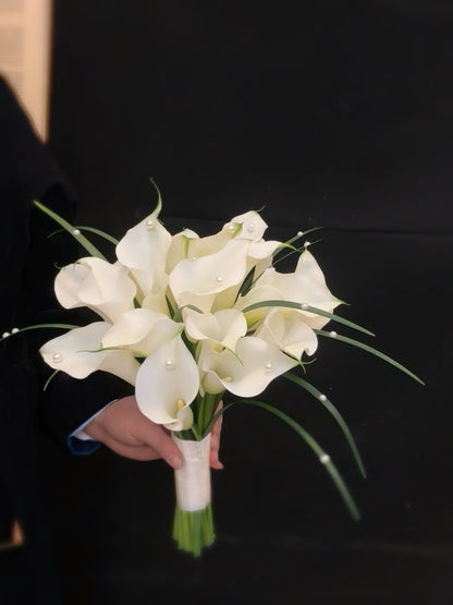 Still Waters — White Calla Lily Bridal Bouquet